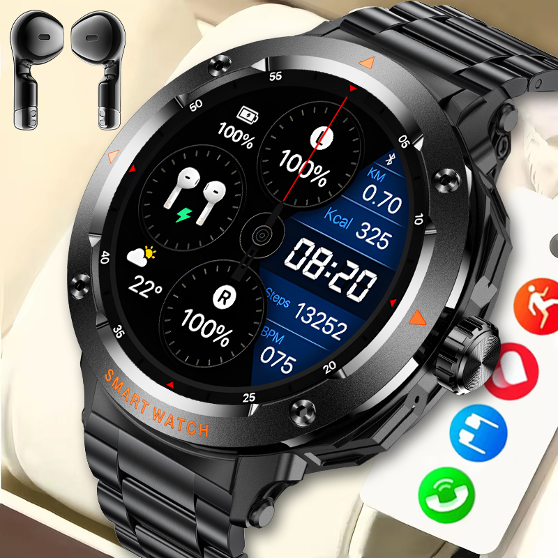 Tws Earbuds Bluetooth 5.3 - LIGE New 2 In 1 Smart