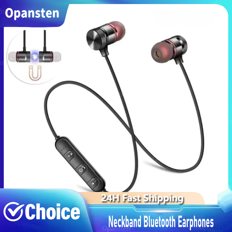 Magnetic Neckband Sports Earphones - Neckband Bluetooth Earphones In Ear Magnetic