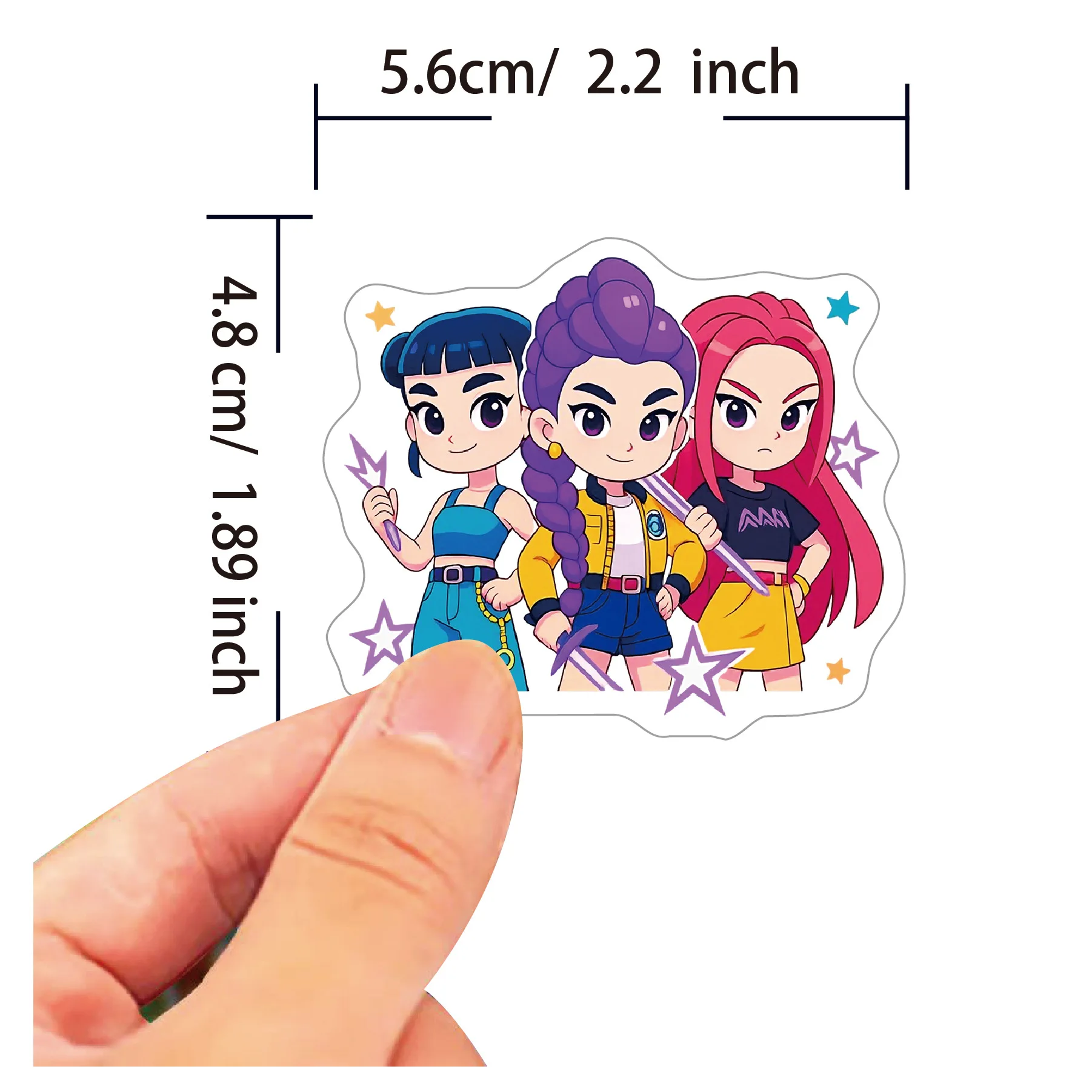 60Pcs Anime Girls Lumi Mila Zo - Laptops ulasan dan harga