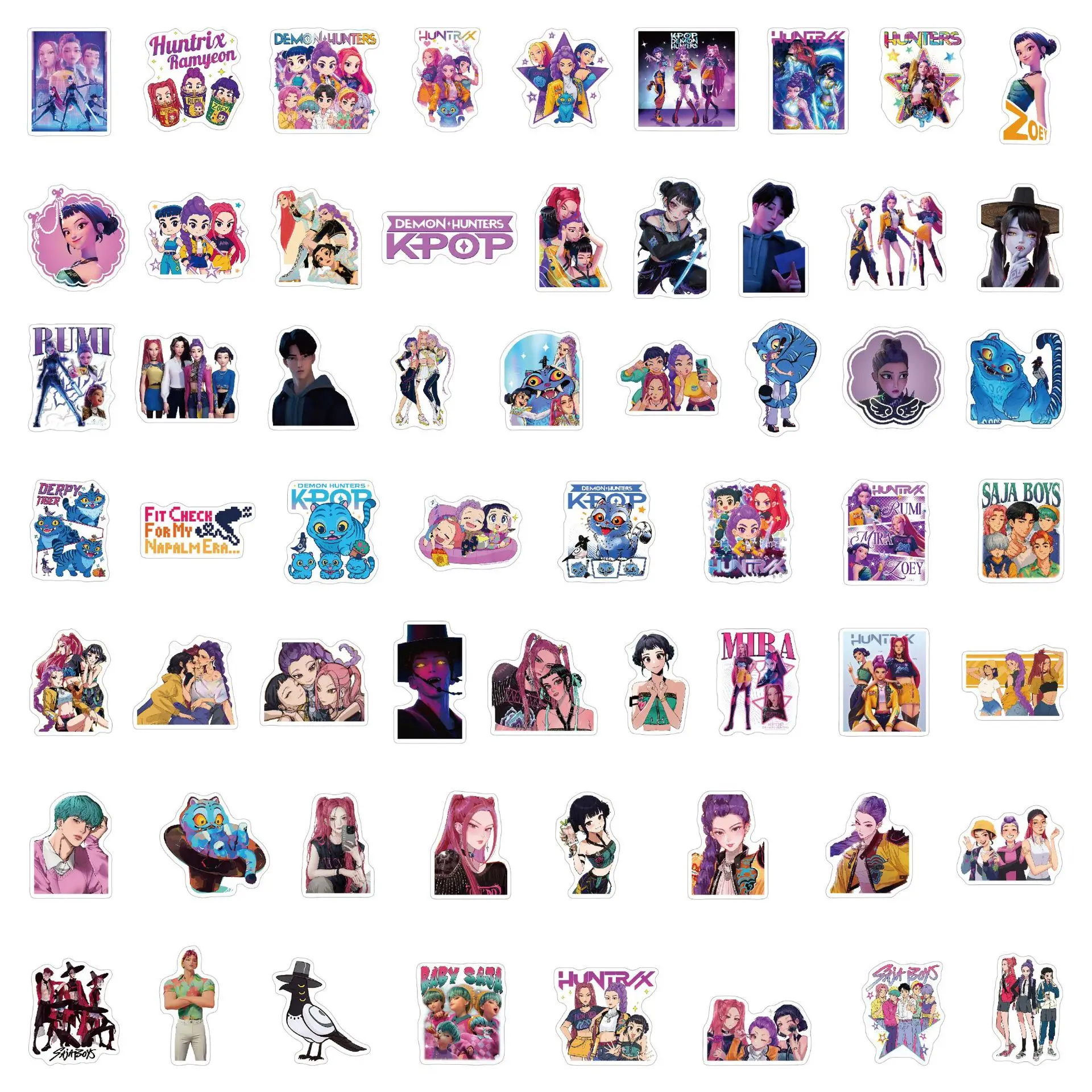 60Pcs Anime Girls Lumi Mila Zo - Laptops ulasan dan harga