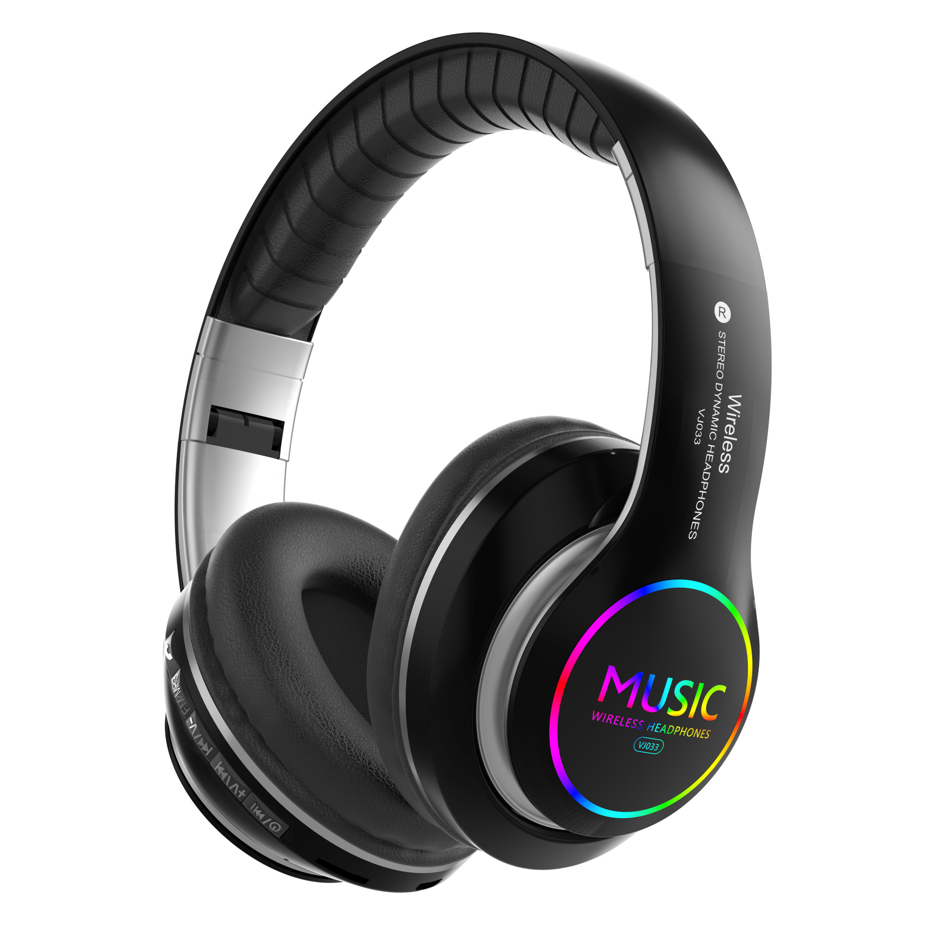 RGB Headphones Bluetooth 5.0 W - Anc Wireless Over Ear Headphones ulasan dan harga