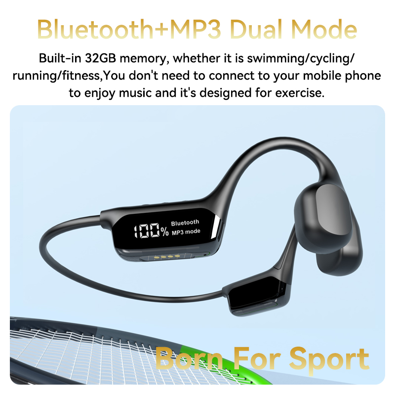 LonMao S10 Wireless IPX8 Swimm - Bone Conduction Running Headphones ulasan dan harga