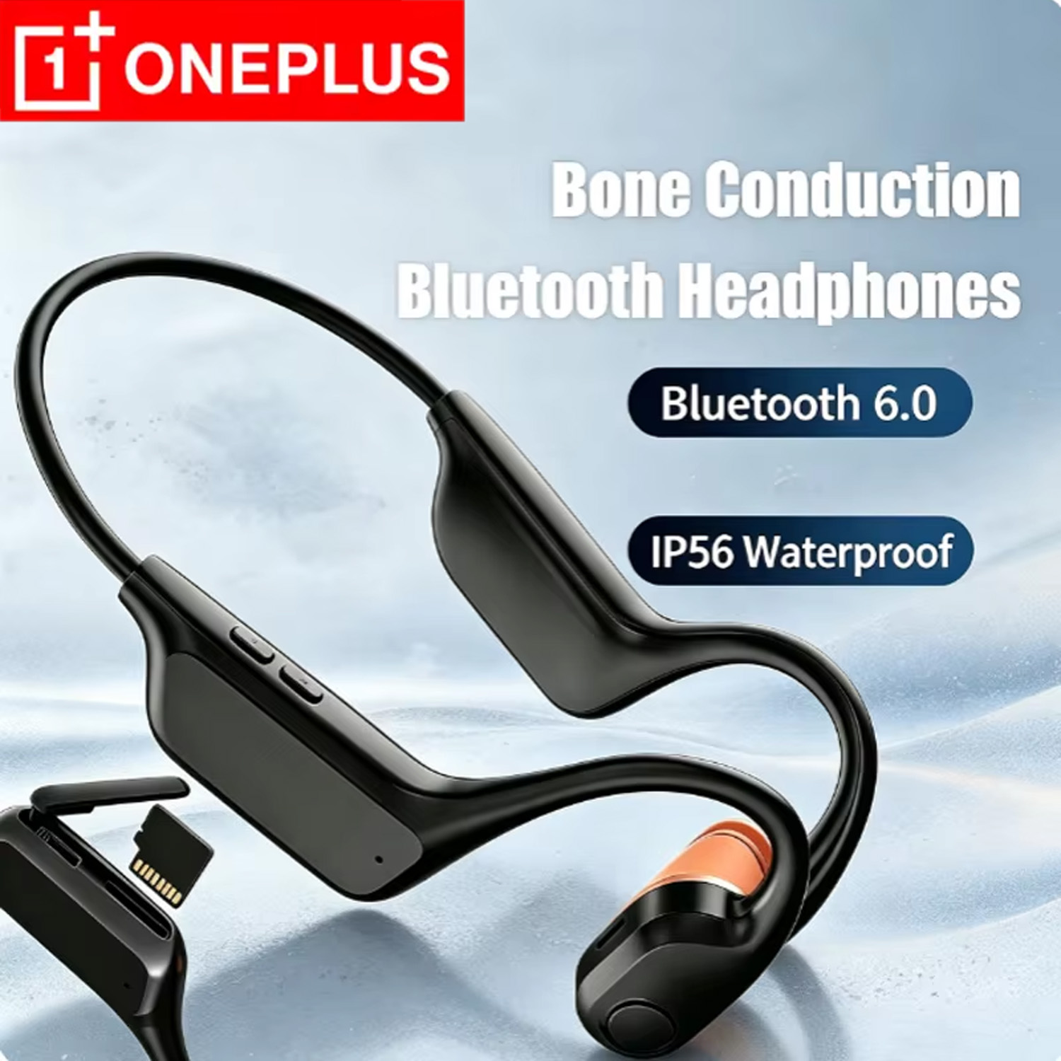 OnePlus Open-Ear Bone Conducti - Bone Conduction Running Headphones ulasan dan harga