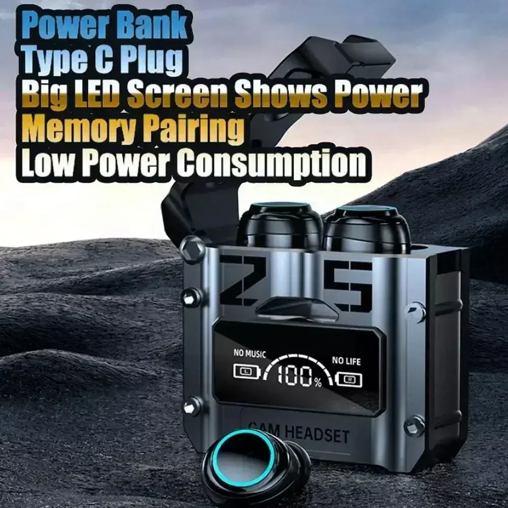 TWS Wireless Earbuds Fone Blue - Tws Earbuds Bluetooth 5.3 ulasan dan harga