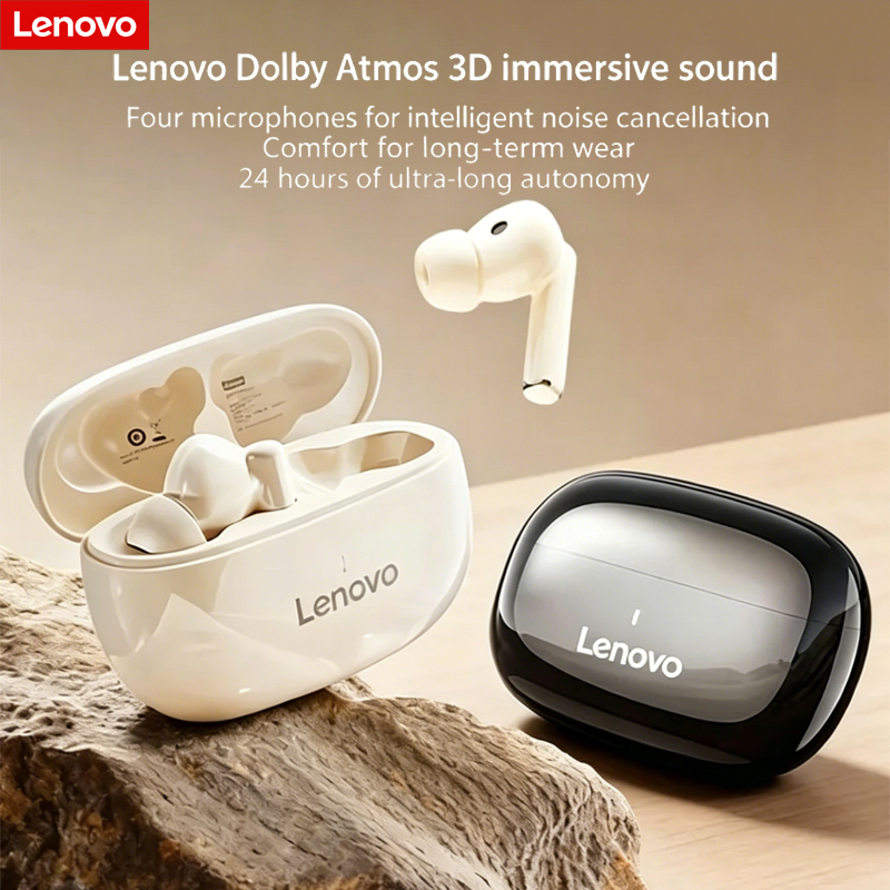 New Lenovo TA210 Bluetooth Wir - Anc Wireless Over Ear Headphones ulasan dan harga