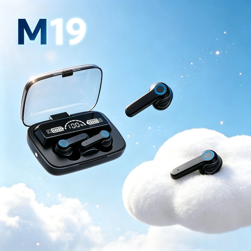 New Earbuds TWS Earphone M19 I - Tws Earbuds Bluetooth 5.3 ulasan dan harga