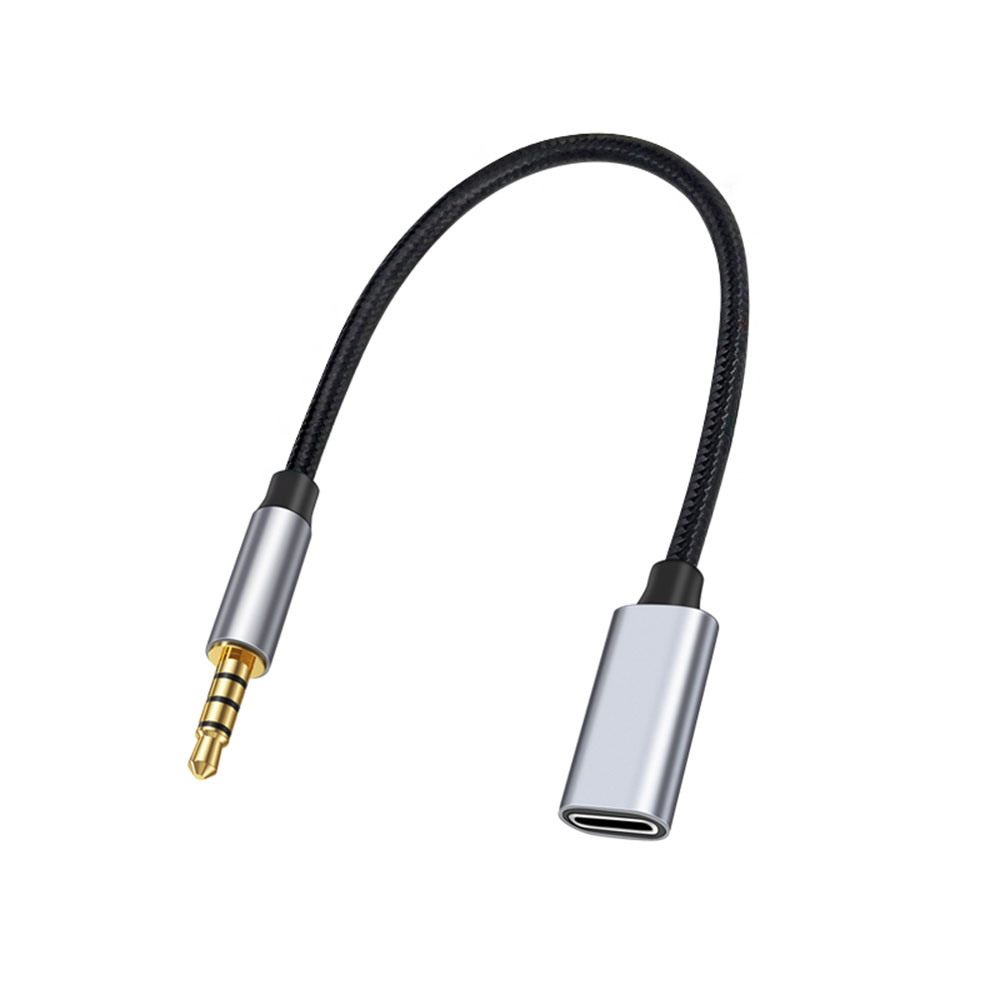 3.5mm Male to Type-C Aux Audio - Type C Wired Earphones With Mic ulasan dan harga