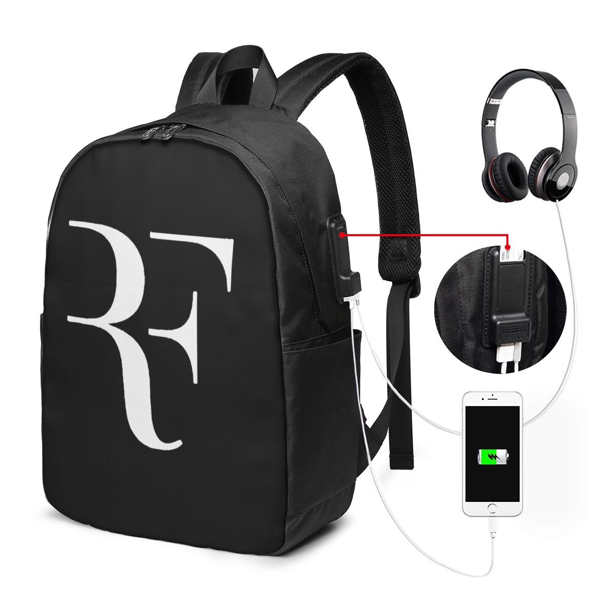 Roger Federer Backpack Travel  - Laptops ulasan dan harga